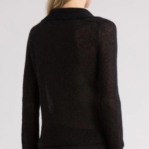 Vince mohair blend polo sweater - Picture 2 of 4